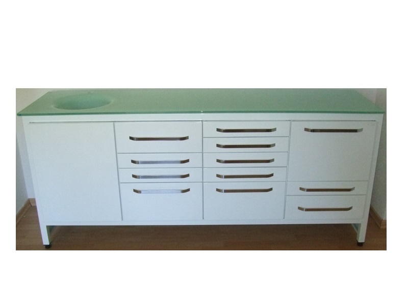 ILK-Dental Behandlungszeile Arztzeile mit Glasplatte 210cm, Typ 2015 | eBay